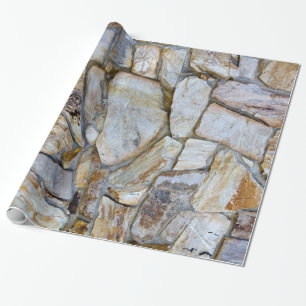 Rock Wall Texture Foto op Wrapping Paper Cadeaupapier