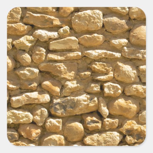 Rock Wall Vierkante Sticker (Voorkant)