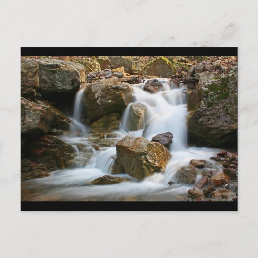 Rock Waterfall Briefkaart (Voorkant)