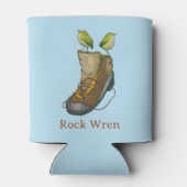 Rock Wren Tuke Op een wandelboot Blikjeskoeler (Achterkant)