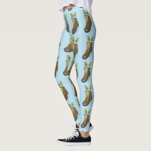 Rock Wren Tuke Op een wandelboot Leggings