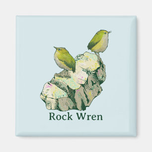 Rock Wren vogels Nieuw-Zeeland Magneet
