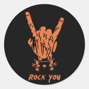 Rock You II Ronde Sticker
