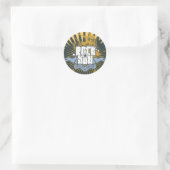 Rock You Tshirts en geschenken Ronde Sticker (Tas)