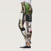 Rock Your Story: Aangepaste 9-foto collage Legging (Links)