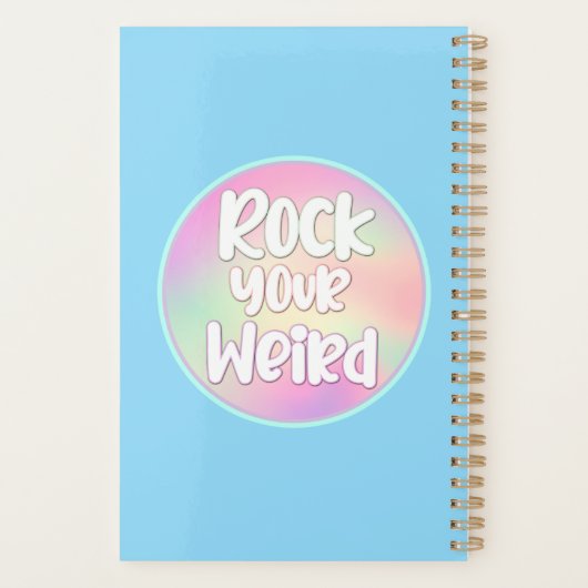 Rock Your Weird Planner (Achterkant)