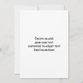 Rockabilly bachelorette kaart (Achterkant)