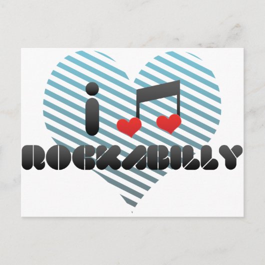 Rockabilly Briefkaart (Voorkant)