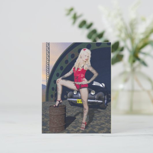 Rockabilly Briefkaart (Staand voorkant)