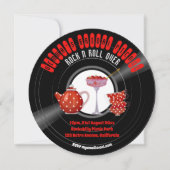 Rockabilly Bruiloftsfeest Vinylplaat Retro Jaren 5 Kaart (Voorkant)