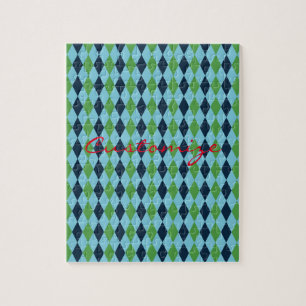 Rockabilly diamant plaid Thunder_Cove Legpuzzel
