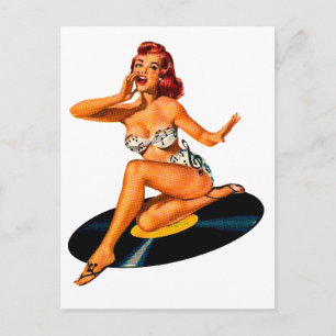 Rockabilly Goddess Briefkaart