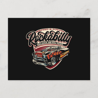 Rockabilly Hotrod Speed Flames - neg Briefkaart