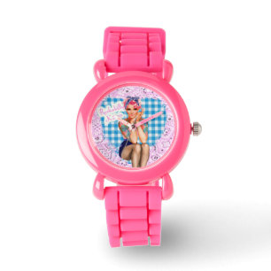 Rockabilly Kitten horloge