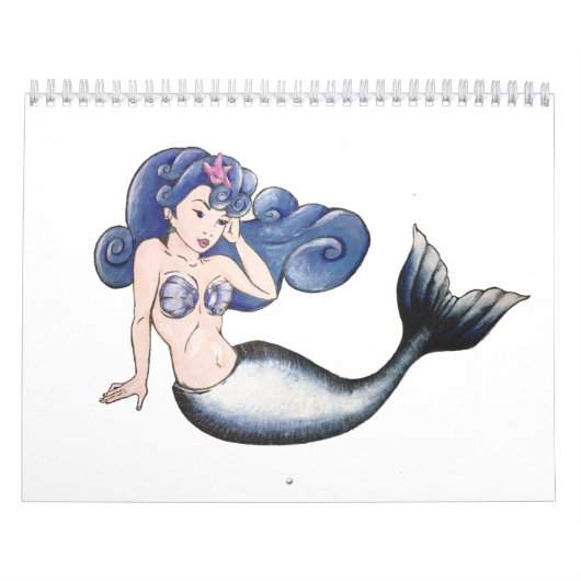 Rockabilly Mermaid Kalender (Hoes)