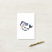 Rockabilly Mermaid Post-it® Notes (Op bureau)
