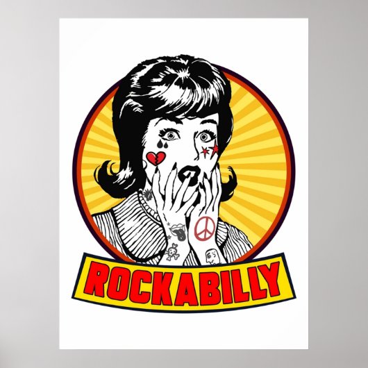 rockabilly poster (Voorkant)