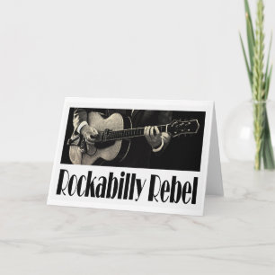 Rockabilly Rebel Wenskaart Kaart