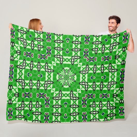 Rockabilly Royal Goblin Satin Foulard Fleece Deken (In situ)