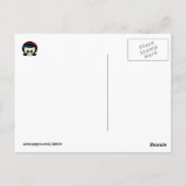 Rockabilly Skulls Pattern Briefkaart (Achterkant)