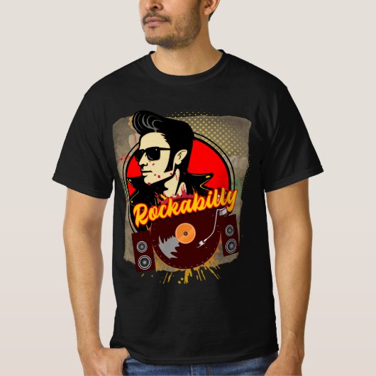 Rockabilly T-shirt (Voorkant)