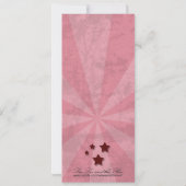 Rockabilly Wedding, 4x9.25 behalve de datum Save The Date (Achterkant)