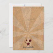 Rockabilly Wedding, 5x7 verloving Kaart (Achterkant)