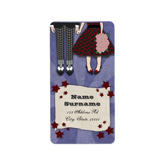 Rockabilly Wedding, Etiket (Voorkant)