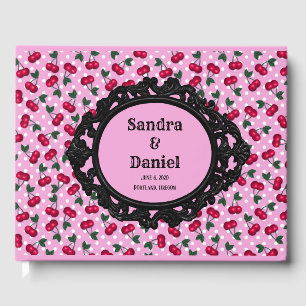 Rockabilly Wedding Guest Book Kersen Gastenboek
