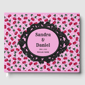 Rockabilly Wedding Guest Book Kersen Gastenboek