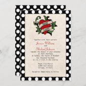 Rockabilly Wedding Kaart (Voorkant / Achterkant)