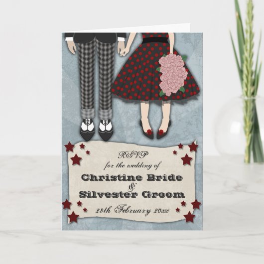 Rockabilly Wedding, RSVP (Voorkant)