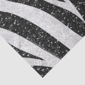 Rockabilly Zebra Print Tissue Paper Tissuepapier (Detail)