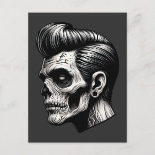 Rockabilly Zombie Vibes Briefkaart