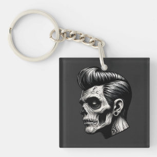 Rockabilly Zombie Vibes Sleutelhanger