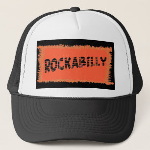 RockaBilly zwart gescheurde zwarte trucker hoed Pet