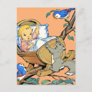 Rockabye Baby en Dieren Briefkaart