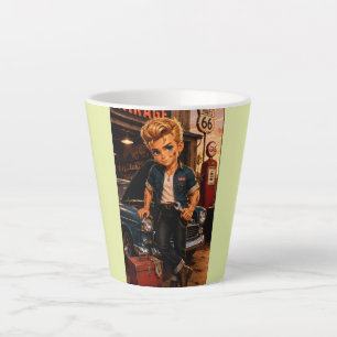 Rockachibi Dean – Vintage Cadeau Idee  Latte Mok