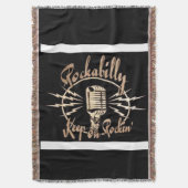 rockandroll deken (Voorkant Verticaal)