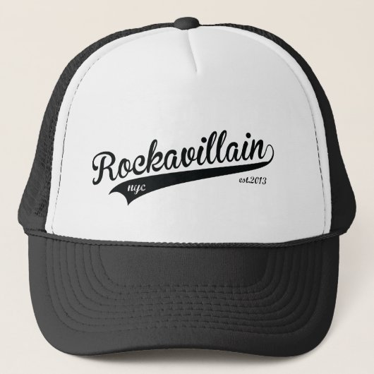 Rockavillain NYC Trucker Hat Pet (Voorkant)