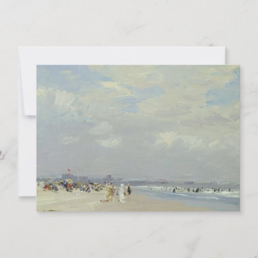 Rockaway Beach (door E.H. Potthast) Kaart (Voorkant)