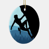 Rockbekkens Silhouette Ceramic Ornament (Rechts)