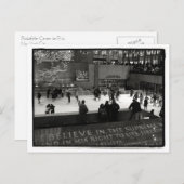 Rockefeller Center Ice Rick Briefkaart (Voorkant / Achterkant)