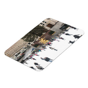 Rockefeller Center ijskrankel NYC-foto Magneet