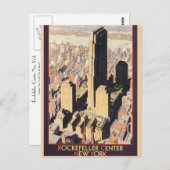 Rockefeller Center New York Briefkaart (Voorkant / Achterkant)