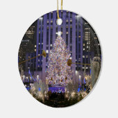 Rockefeller Center's Angels & kerstboom - Keramisch Ornament (Links)