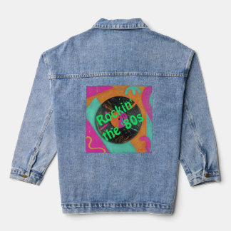 Rocken in de jaren 80 denim jacket