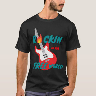 Rocken in de vrije wereld t-shirt