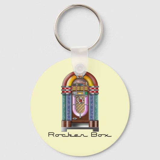 Rocker Box Jukebox Sleutelhanger (Voorkant)