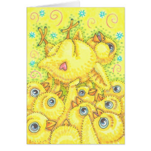 ROCKER CHICK, SPRING MOSH PIT NOTE CARD VERse